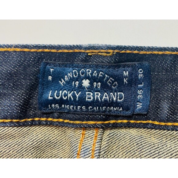 Lucky Brand 221 Original Straight Men's Denim Jeans Size 36x30 - Picture 6 of 9